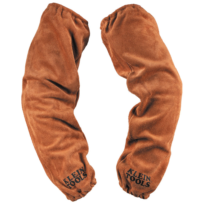 Klein 60834 Flame-Resistant Leather Welding Sleeves - Image 1