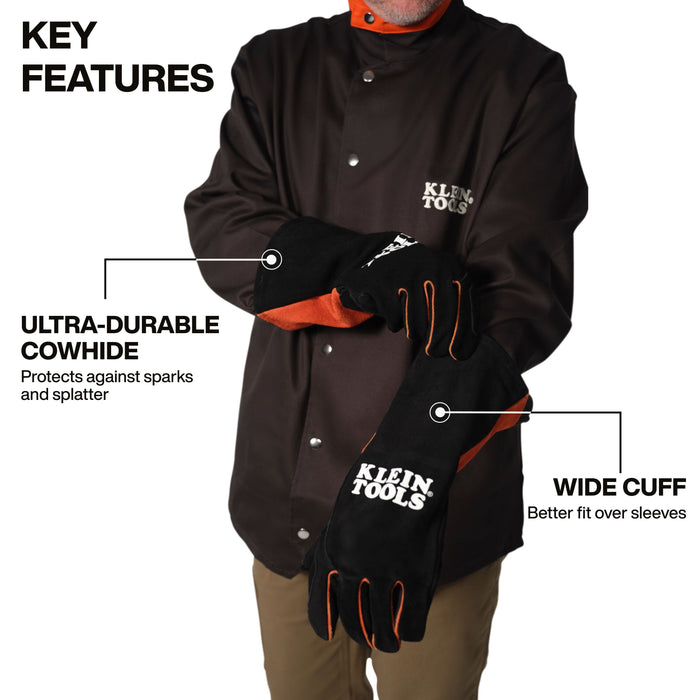 Klein 60914 MIG Welding Gloves - Large - Image 2