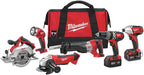 Milwaukee 2696-26 M18 Cordless 6-Tool Combo Kit - Image 1