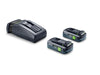 Festool 578733 18V 2xTBX4/TCL6 Starter Set - Image 1