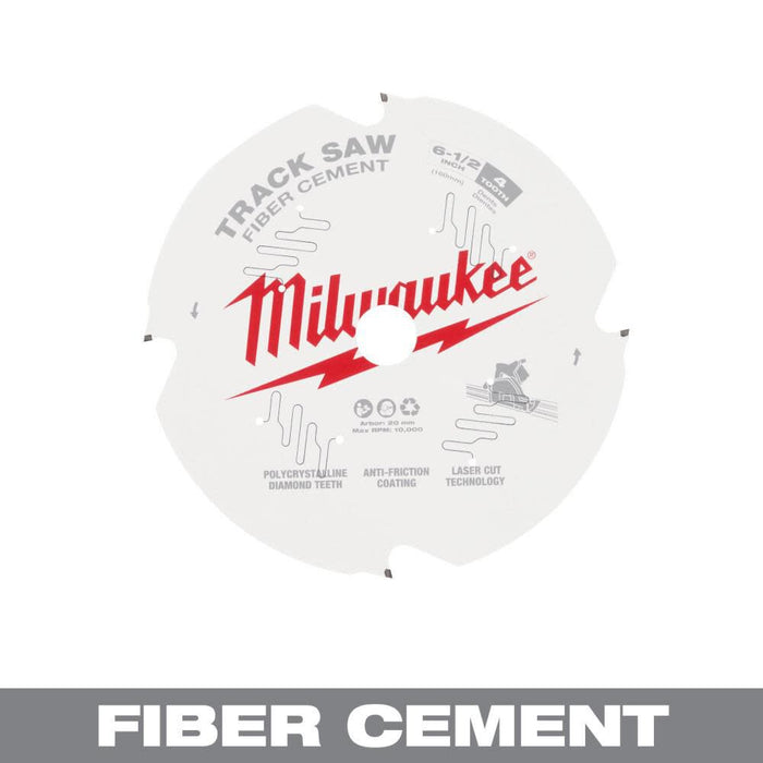 Milwaukee 48-40-0670 6-1/2" 4T Fiber Cement Track Saw Blade - Image 1