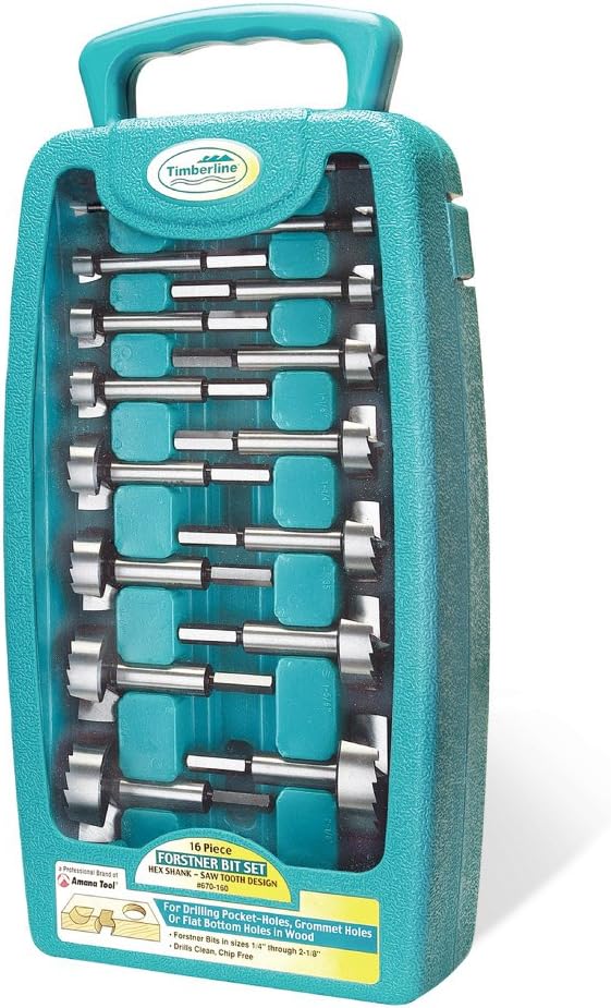 Timberline 670-160 16 Piece Forstner Drill Bit Set — Coastal Tool