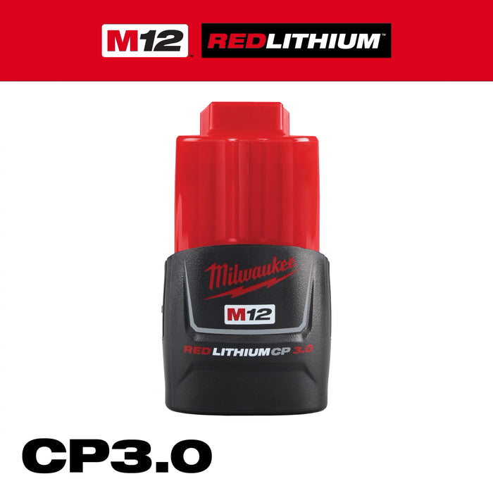 Milwaukee 48-11-2430 M12 REDLITHIUM 3.0 Compact Battery Pack - Image 1