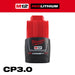 Milwaukee 48-11-2430 M12 REDLITHIUM 3.0 Compact Battery Pack - Image 1