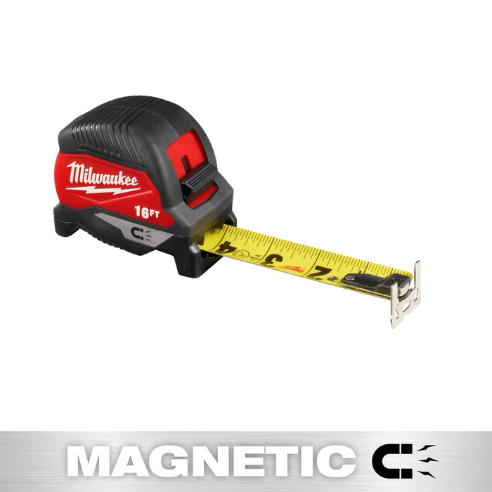 Milwaukee 48-22-1016M 16' Magnetic Tape Measure - Image 1