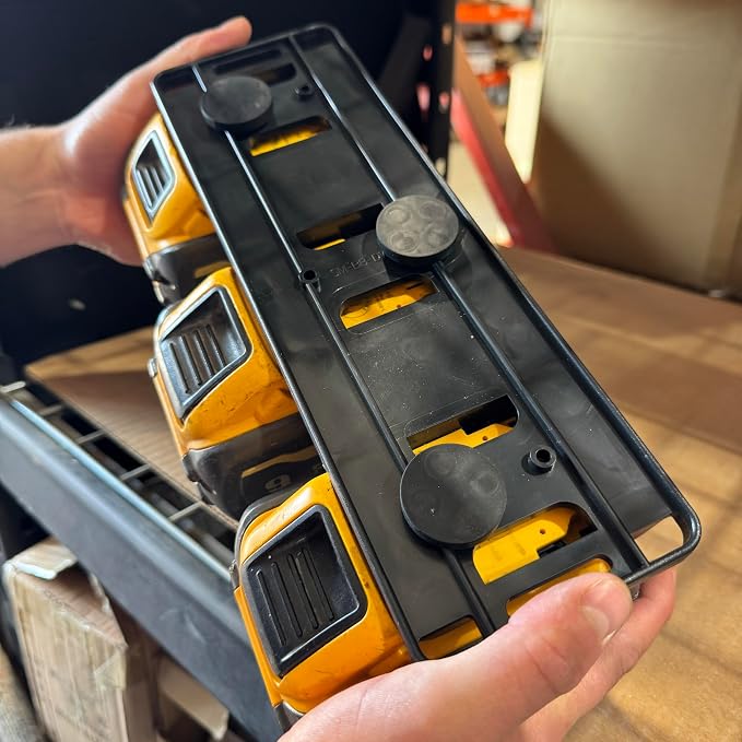 StealthMounts DeWalt Yellow Magnetic Battery Board - Image 3