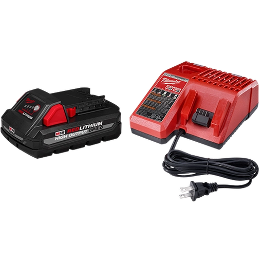Milwaukee 48-59-1835 M18 REDLITHIUM HIGH OUTPUT XC3.0 Starter Kit - Image 1