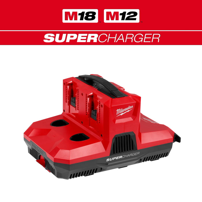 Milwaukee 48-59-1818 M18 & M12 Four Bay Simultaneous Super Charger - Image 1