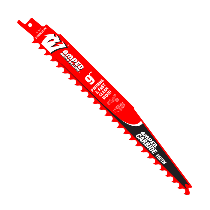Diablo DS0903CPA 9" 3TPI AMPEDª Demo Demonª Carbide Teeth Reciprocating Saw Blades - Image 1