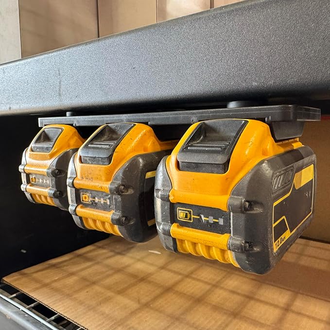 StealthMounts DeWalt Yellow Magnetic Battery Board - Image 4