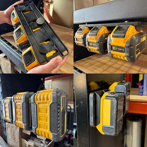 StealthMounts DeWalt Yellow Magnetic Battery Board - Image 2