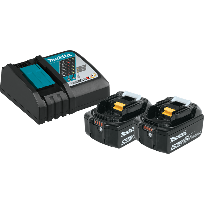 Makita BL1850BDC2X1 18V LXT Battery and Rapid Charger Starter Pack - Image 1