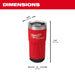 Milwaukee 48-22-8372R PackOut 20oz Tumbler - Image 2