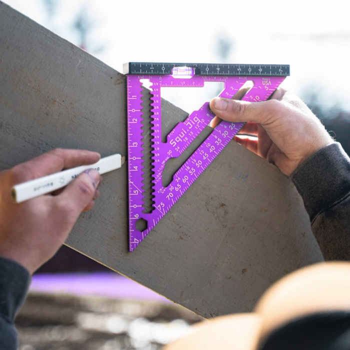 SquiJig Fusion 7-1/2" Pro Rafter Square - Purple - Image 5