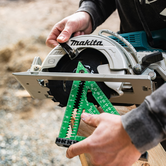 SquiJig 7-1/2" Fusion Pro Rafter Square - Green - Image 5