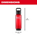 Milwaukee 48-22-8372R PackOut 34oz Bottle with Chug Lid - Image 3