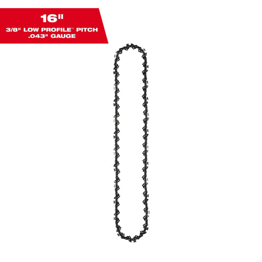 Milwaukee 49-16-2715 16" Chainsaw Replacement Chain - Image 1