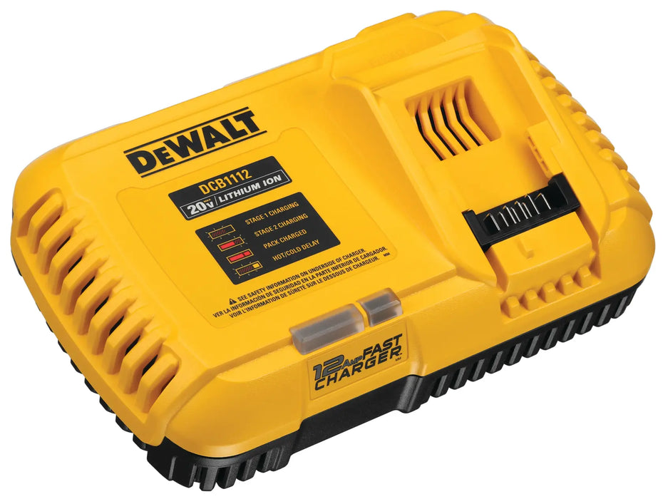 DeWalt DCB1112 20V MAX/FLEXVOLT 12 Amp Fan Cooled Fast Charger - Image 3