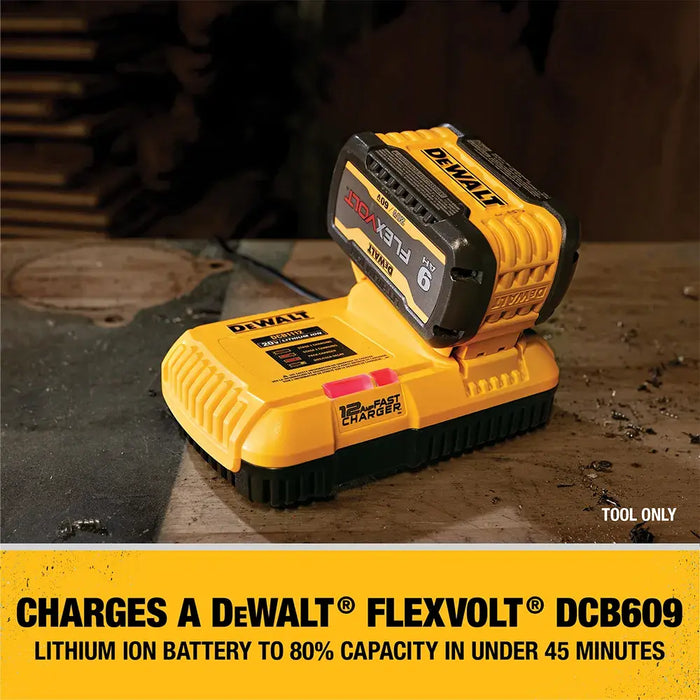 DeWalt DCB1112 20V MAX/FLEXVOLT 12 Amp Fan Cooled Fast Charger - Image 6
