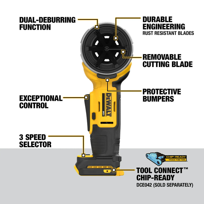 DeWalt DCE710B 20V MAX Pipe Deburring Tool (Tool Only) - Image 4