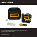 DeWalt DCLE14361GB USB-C Rechargeable 3x360 Degree Green Line Laser - Image 4