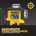 DeWalt DCLE14361GB USB-C Rechargeable 3x360 Degree Green Line Laser - Image 6