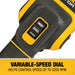 DeWalt DCM849B 20V MAX XR Cordless 7" Variable Speed Rotary Polisher (Tool Only) - Image 4