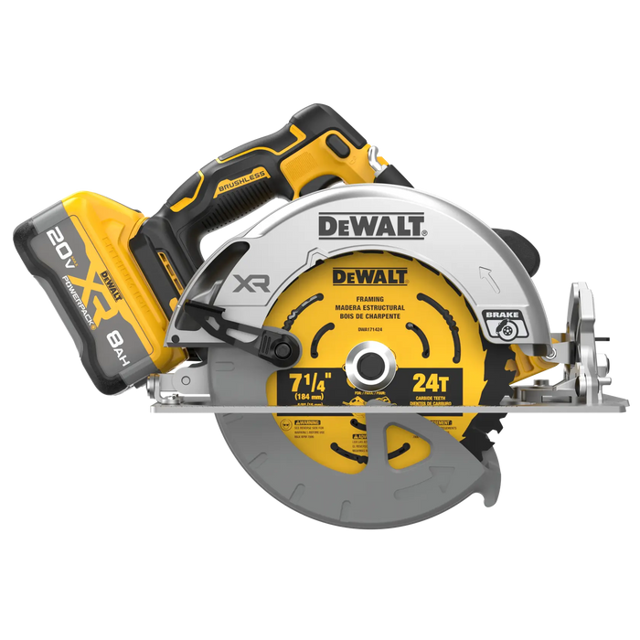 DeWalt DCS590WW1 20V Max XR 7-1/4" Brushless Cordless Circular Saw Kit - Image 2