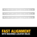 DeWalt DW7352 13" Disposable and Reversible Thickness Planer Knives 3-Pack - Image 3