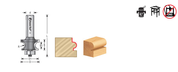 Amana 54163 Corner Beading Router Bit - Image 4