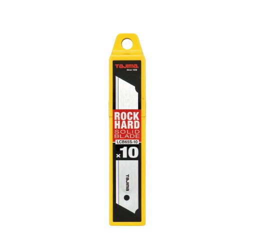 Tajima LCB-65S SOLID Rock Hard Utility Knife Replacement Blade 10 Pack.- Image 1