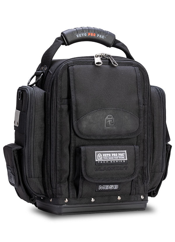 Veto Pro Pac MB5B BLACKOUT Extra Large Backpack Tool / Meter Bag