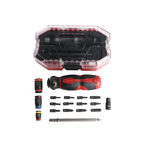 Malco K15FB2 C-RHEX 7-in-1 Flip Bit Socket Set Service Kit - Image 2