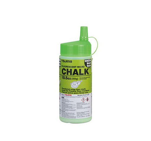 Tajima PLC2-FG300 CHALK-RITE 10.5 oz Fluorescent Green Micro Chalk - Image 1