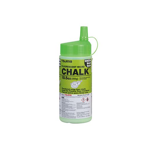 Tajima PLC2-FG300 CHALK-RITE 10.5 oz Fluorescent Green Micro Chalk - Image 1