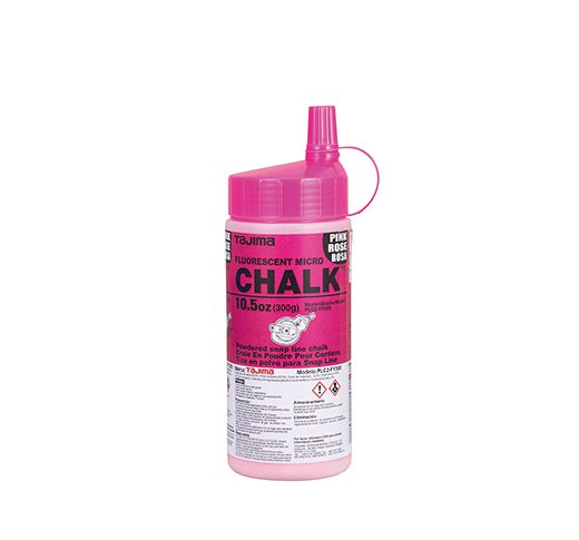 Tajima PLC2-FP300 CHALK-RITE 10.5 oz Fluorescent Pink Micro Chalk - Image 1