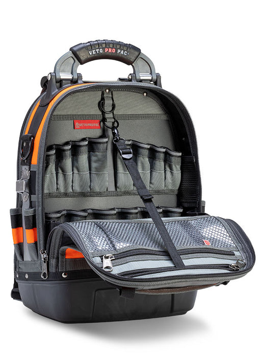 Veto Pro Pac TECH PAC HI-VIZ ORANGE Backpack Tool Bag - Image 5