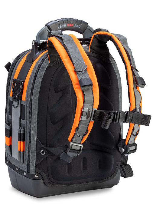 Veto Pro Pac TECH PAC HI-VIZ ORANGE Backpack Tool Bag - Image 2