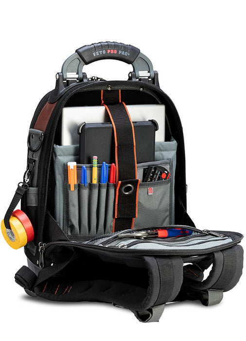 backpack tool bag with laptop compartment Veto Pro Pac TECH PAC LT Backpack — Coastal Tool