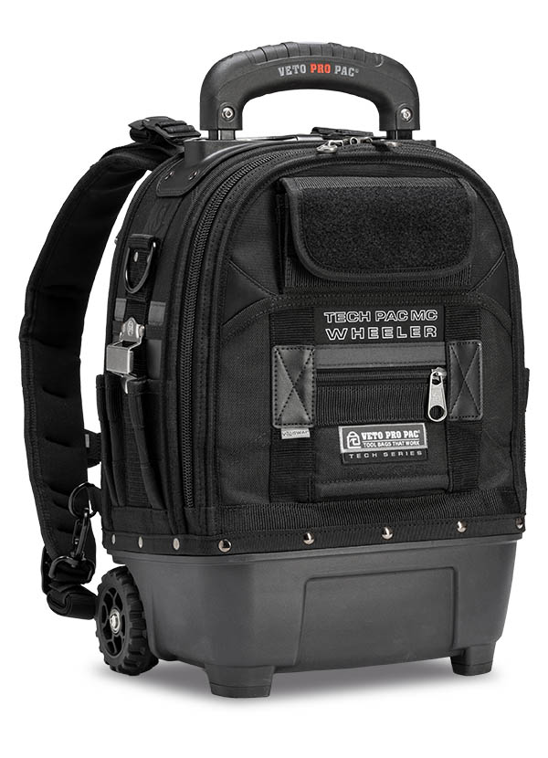 Veto Pro Pac TECH PAC MC WHEELER BLACKOUT Tool Bag — Coastal Tool