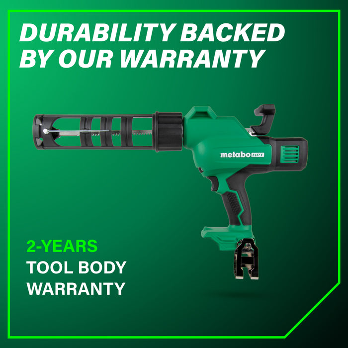 Metabo HPT AC18DAQ4 18V MultiVolt Cordless High-Capacity Caulking Gun (Tool Only) - Image 9