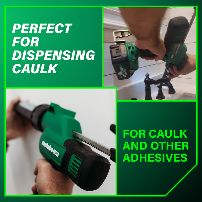 Metabo HPT AC18DAQ4 18V MultiVolt Cordless High-Capacity Caulking Gun (Tool Only) - Image 3