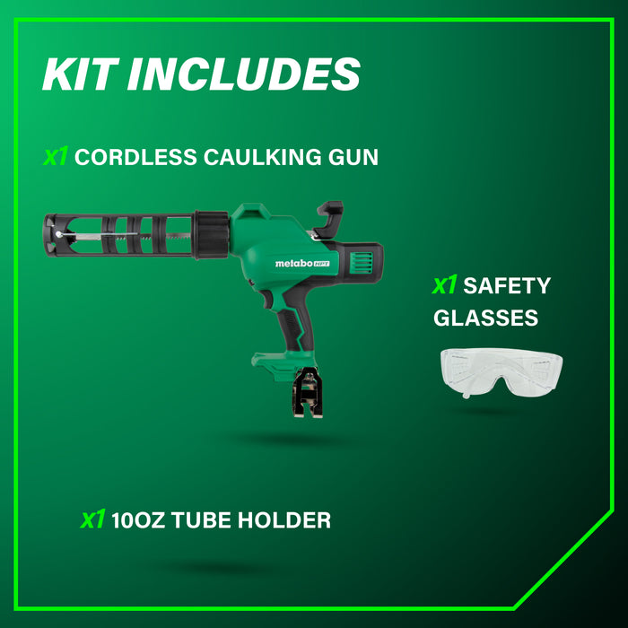Metabo HPT AC18DAQ4 18V MultiVolt Cordless High-Capacity Caulking Gun (Tool Only) - Image 11