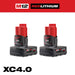Milwaukee 48-11-2442 M12 XC Battery 2-Pack