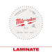 Milwaukee 48-40-0643 6-1/2" 52T Laminate Track Saw Blade - Image 1