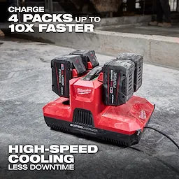 Milwaukee 48-59-1818 M18 & M12 Four Bay Simultaneous Super Charger - Image 3