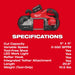 Milwaukee 2929-20 M18 Fuel Deep Cut Band Saw (Tool Only) - Image 4