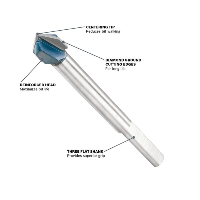 Bosch GT2000 4 Piece Glass & Tile Bits - Image 3