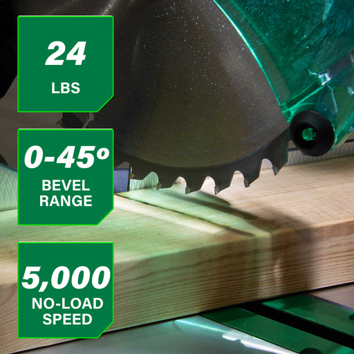 Metabo HPT C10FCG2M 10" Compound Miter Saw - Image 2