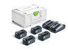 Festool 578675 18V SYS 18V 4xHP5/TCL6DUO Energy Set - Image 1